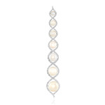 White Freshwater Pearl Silver Pendant (MONOSONO COLLECTION)