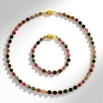 Parure in argento con Tormalina (Riya)