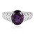 Sibirischer Amethyst-Silberring