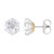 White Quartz Silver Earrings (Gems en Vogue)