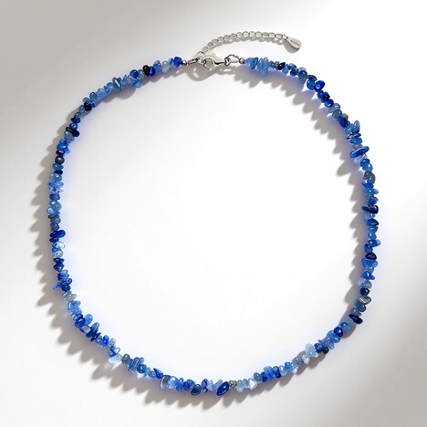 Collana in argento con Quarzo Blu