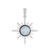 Sky Blue Topaz Silver Pendant