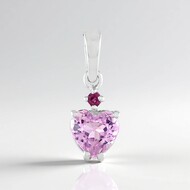 Ciondolo in argento con Kunzite