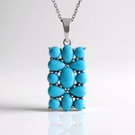 Collana in argento con Turchese Sleeping Beauty (Faszination Türkis)
