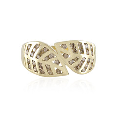 Anello in oro con Diamante Champagne I2 (de Melo)