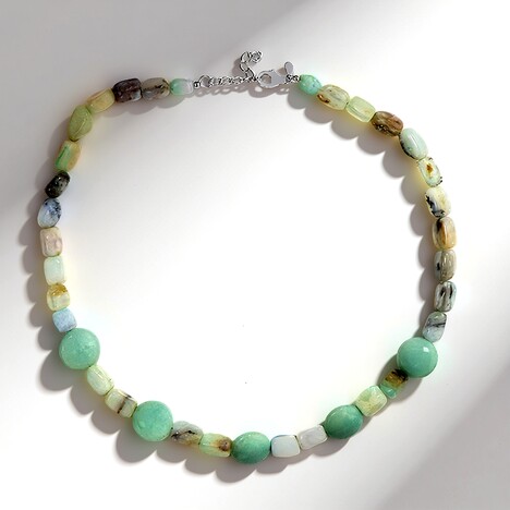 Collier en argent et Opale du Pérou