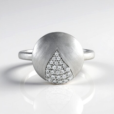 Anello in argento con Zircone (SAELOCANA)