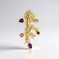 Colgante en plata con Amatista de Zambia (MONOSONO COLLECTION)