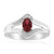 Anello in argento con Rubellite Brasiliana AAA