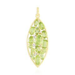 Colgante en plata con Peridoto (de Melo Essence)