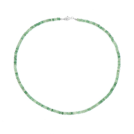 Collana in argento con Avventurina Verde