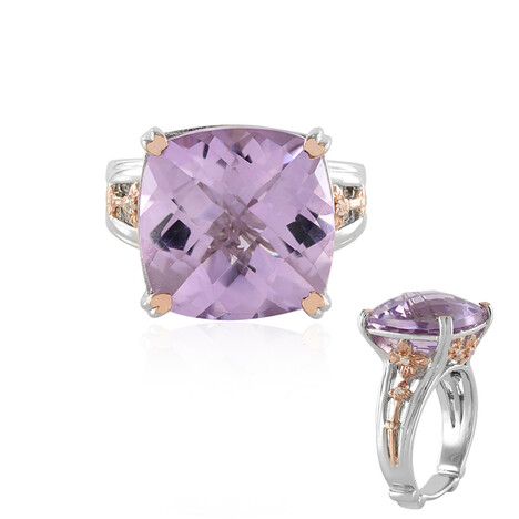 Lavendel-Amethyst-Silberring (Dallas Prince Designs)