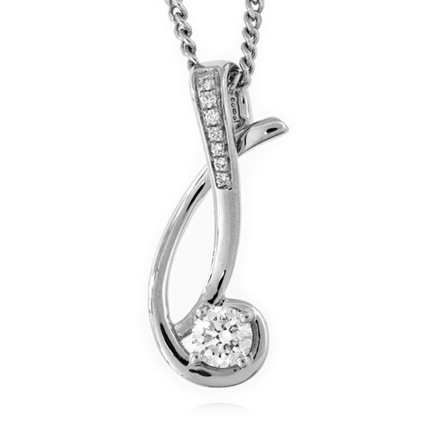 Lupenreiner (F) Brillant-Goldhalskette (LUCENT DIAMONDS)