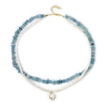 Collar en plata con Perla blanca Freshwater