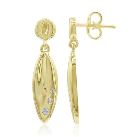 Zirkon-Silberohrringe