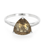 Smoky Quartz Silver Ring