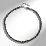 Collana in argento con Ematite Nera