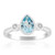 Sky Blue Topaz Silver Ring