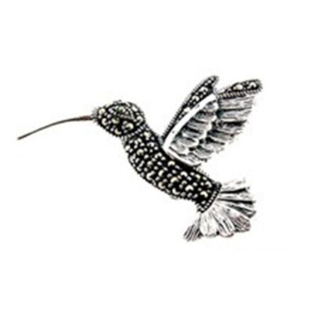 Broche en plata con Marcasita