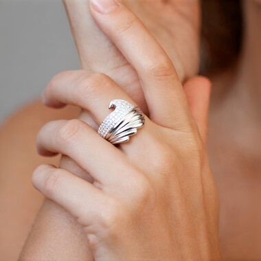 Anillo en plata con Zircón (MONOSONO COLLECTION)
