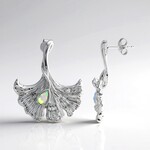 Orecchini in argento con Opale di Welo (MONOSONO COLLECTION)