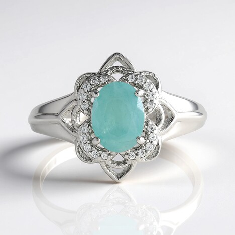 Anello in argento con Grandidierite