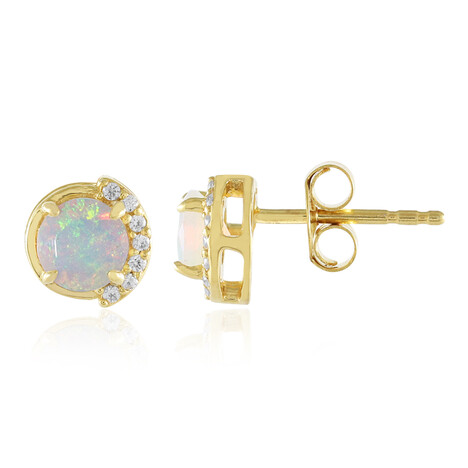 Welo-Opal-Silberohrringe