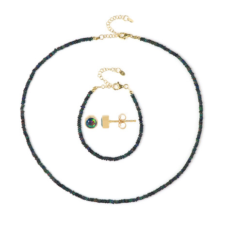 Mezezo-Opal-Silberset