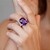 Amethyst-Goldring