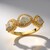 Anello in argento con Labradorite