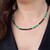 Collana in argento con Opale Verde dell'Etiopia
