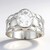 Anello in argento con Quarzo Bianco (SAELOCANA)