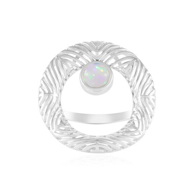Welo-Opal-Silberring (MONOSONO COLLECTION)