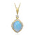 10K AAA Welo Opal Gold Necklace