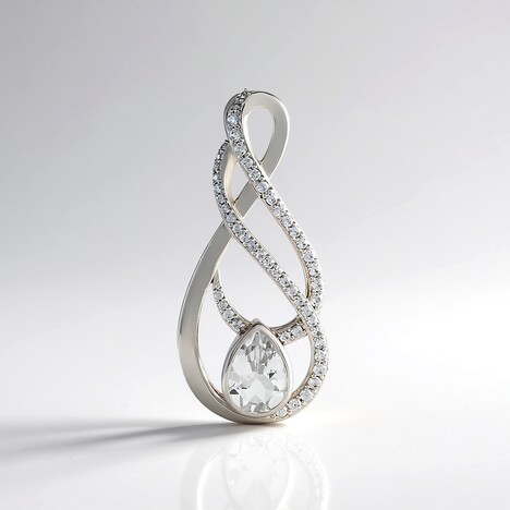 Ciondolo in argento con Danburite (de Melo Essence)