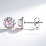 Orecchini in argento con Kunzite