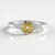 Anello in argento con Berillo Giallo