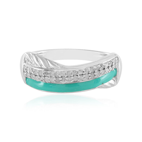 I3 (J) Diamant-Silberring