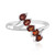 Mozambique Garnet Silver Ring