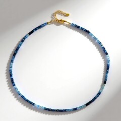 Collana in argento con Acquamarina Santa Maria