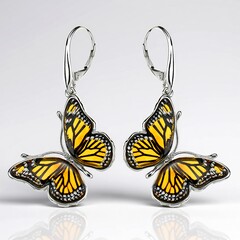 Orecchini in argento con Ambra Baltica Cognac (dagen)