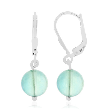 Orecchini in argento con Fluorite