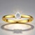 Anello in oro con Diamante SI1 (G) (Annette)