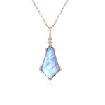 Collana in argento con Labradorite Blu Maniry (KM by Juwelo)