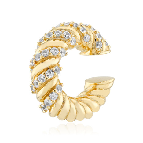 Zirkon-Silberohrklemme