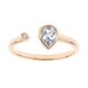 Bague en or et Aigue-Marine du Brésil AAA (CIRARI)