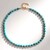 Collana in argento con Howlite Blu