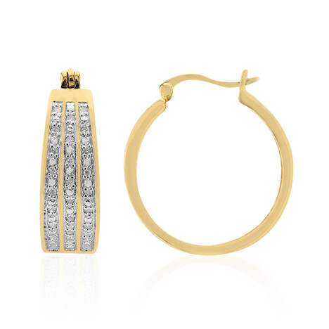 I3 (I) Diamant-Silberohrringe