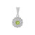 Ciondolo in argento con Peridoto Arizona