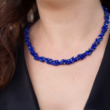 Collier en argent et Lapis-Lazuli